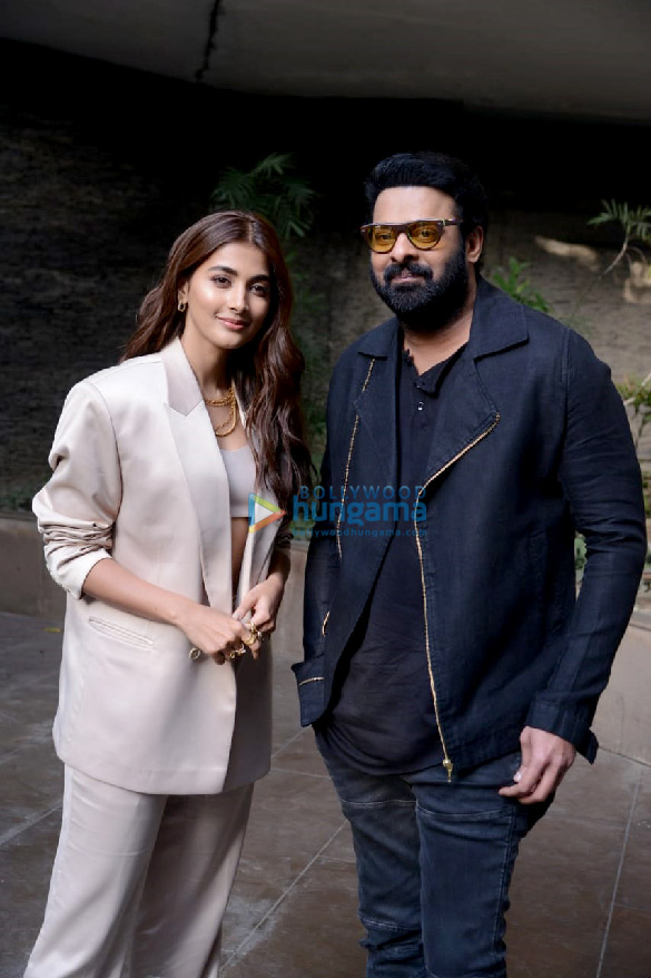 Photos: Prabhas and Pooja Hegde snapped promoting their film Radhe Shyam in Delhi Photos: Prabhas and Pooja Hegde snapped promoting their film Radhe Shyam in Delhi
