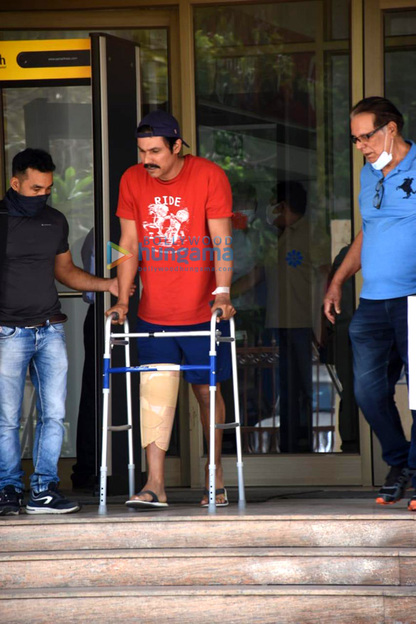 Photos: Randeep Hooda gets discharged from Ambani hospital Photos: Randeep Hooda gets discharged from Ambani hospital