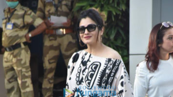 Photos: Raveena Tandon and Sanjay Dutt clicked at Kalina Airport