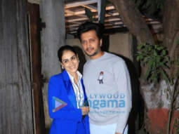 Photos: Riteish Deshmukh and wife Genelia D’Souza snapped in Juhu