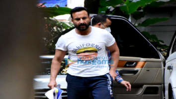 Photos: Saif Ali Khan snapped near his residence in Bandra