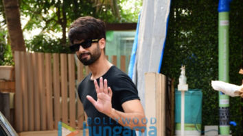 Photos: Shahid Kapoor and Mira Rajput snapped with their kids in Juhu