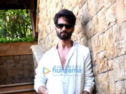 Photos: Shahid Kapoor and Mrunal Thakur snapped promoting his soon to release film Jersey