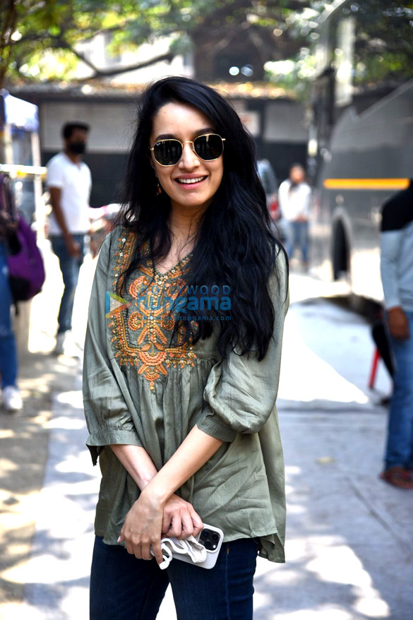 photos shraddha kapoor keeps it simple in a green top and blue denim with black shades as she gets spotted for a brand shoot in worli 1