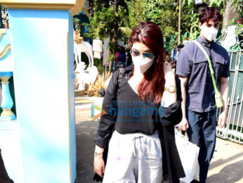 Photos: Twinkle Khanna and her son Aarav spotted together in Bandra