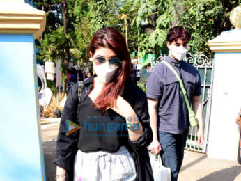 Photos: Twinkle Khanna and her son Aarav spotted together in Bandra