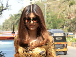 Photos: Urvashi Rautela steps out in a printed outfit in Juhu