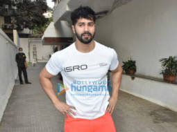Photos: Varun Dhawan, Ananya Panday, Ibrahim Ali Khan and Rana Dagubatti snapped at Karan Johar’s office in Khar