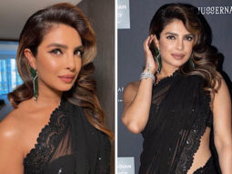 Priyanka Chopra exudes ‘desi girl’ vibes in sexy black saree to host pre-Oscar event