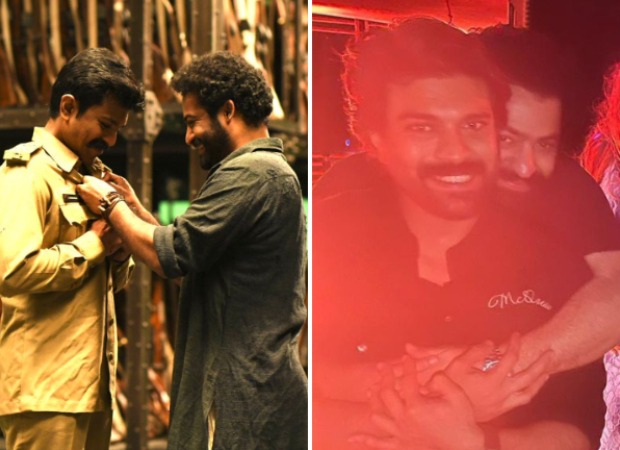 RRR star Jr. NTR shares a picture from co-star Ram Charan's birthday bash after smashing opening at the box office RRR star Jr. NTR shares a picture from co-star Ram Charan's birthday bash after smashing opening at the box office