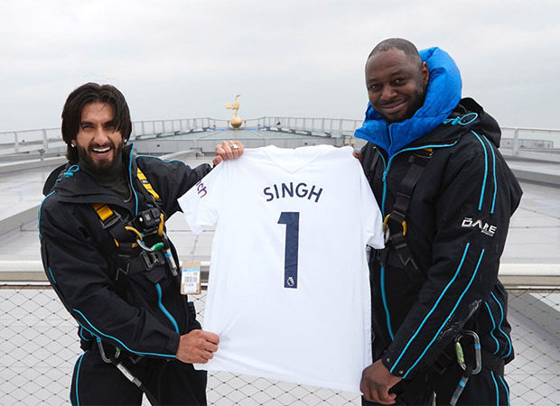 Ranveer Singh acknowledged as Number 1 by football icon Ledley King