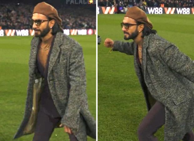 Ranveer Singh takes a penalty in socks during Premier League in London, leaves the crowd in splits