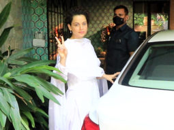 Spotted: Kangana Ranaut at her office in Bandra, Mumbai