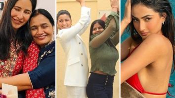 Trending Bollywood Pics: From Vicky Kaushal sharing a picture of Katrina Kaif and his mother on Women’s Day to Alia Bhatt doing the signature pose of Gangubai at a special screening to Palak Tiwari raising temperatures in a red bikini, here are today’s top trending entertainment images