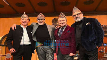 On the Sets of the movie Uunchai