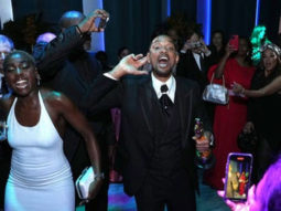 Will Smith grooves to his song ‘Gettin’ Jiggy Wit It’ at Oscars Vanity Fair afterparty following Chris Rock slap