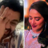 Maniesh Paul reacts to a scene from The Fame Game; Madhuri Dixit responds
