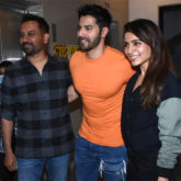 Varun Dhawan ask paparazzi to not scare Samantha Ruth Prabhu as they get spotted together in the city