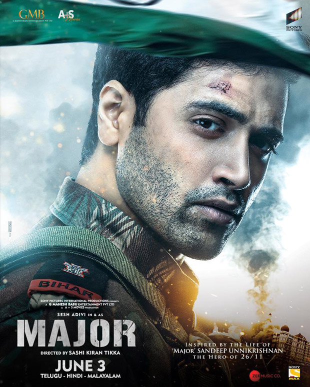 Major, based on 26/11 hero Sandeep Unnikrishnan's life to hit theatres on June 3