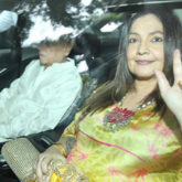 Ranbir Kapoor-Alia Bhatt Wedding: Pooja Bhatt flaunts her mehendi as she leaves from Ranbir's house with father Mahesh Bhatt