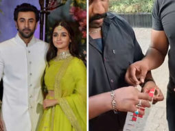 Ranbir Kapoor-Alia Bhatt Wedding: Security guards cover phone camera lens of people entering the premises of the wedding venue