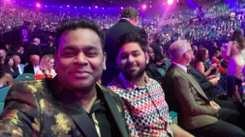 AR Rahman and son Ameen Grammys 2022 in Las Vegas; interact with superstars BTS