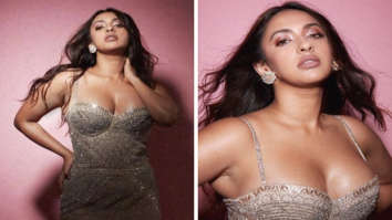 Akansha Ranjan Kapoor is ultimate shimmer queen in silver and golden body-con gown at bestie Alia Bhatt’s wedding bash with Ranbir Kapoor