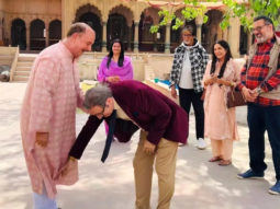 Anupam Kher touches younger brother Raju Kher’s feet on Uunchai sets: ‘He was awkward but I got cheap thrills’