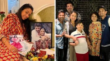 Anupamaa star Rupali Ganguly shares inside pictures from her birthday celebration with her husband and son
