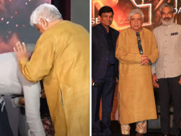 At RRR success bash, SS Rajamouli touches Javed Akhtar’s feet; latter says, “You have given 20th century a new pair of Jai-Veeru” At RRR success bash, SS Rajamouli touches Javed Akhtar’s feet; latter says, “You have given 20th century a new pair of Jai-Veeru”