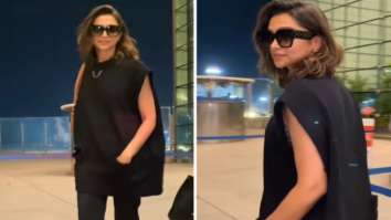 Deepika Padukone keeps it comfy and chic in an all-black airport look