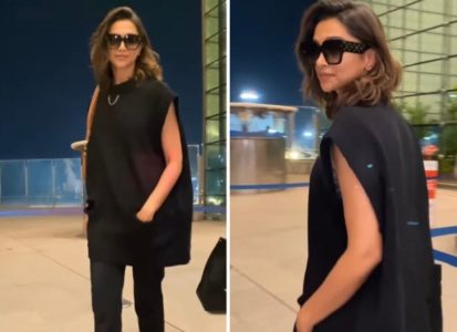 Deepika Padukone's all-black airport look demands attention