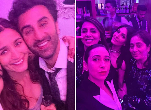 INSIDE PICS: Ranbir Kapoor and Alia Bhatt pose with Neetu Kapoor, Karisma, Riddhima at their wedding bash; see more photos INSIDE PICS: Ranbir Kapoor and Alia Bhatt pose with Neetu Kapoor, Karisma, Riddhima at their wedding bash; see more photos