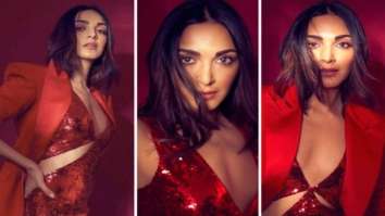 Kiara Advani turns ups the heat in red sequin dress and Alex Perry satin red blazer worth Rs. 99,597 for Bhool Bhulaiyaa 2 trailer launch