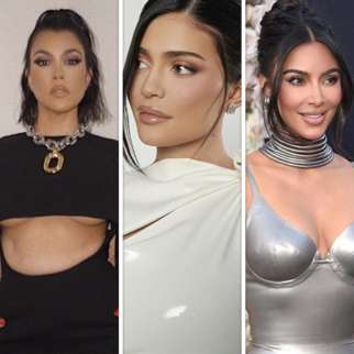 Kim Kardashian flaunts her toned figure in SKIMS bralette and