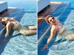 Nick Jonas says ‘damn’ as Priyanka Chopra beats the heat by sunbathing in her pool at her Los Angeles home in yellow bikini