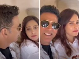 Nushrratt Bharuccha explains the difference between Instagram and reality; switches from using a fork to her hands as Akshay Kumar takes a selfie