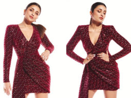 Parineeti Chopra is enjoying a sequin moment in plunging neckline mini dress