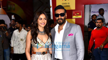 Photos: Ajay Devgn, Rakul Preet Singh, and Kumar Sanu snapped promoting Runway 34