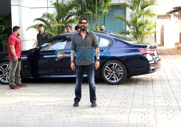 photos ajay devgn snapped at the airport departing to promote his film runway 34 in delhi 2