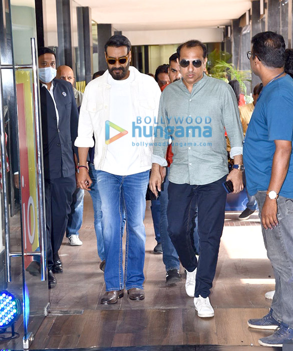 photos ajay devgn snapped at the launch of a game based on his upcoming film runway 34 5