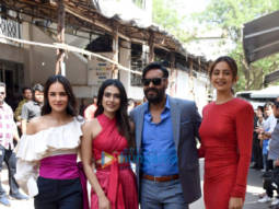 Photos: Ajay Devgn, Rakul Preet Singh, Aakanksha Singh and Angira Dhar snapped at Runway 34 promotions at The Kapil Sharma Show