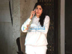 Photos: Janhvi Kapoor spotted outside a pilates studio