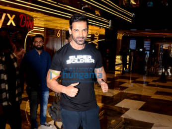 Photos: John Abraham snapped at the launch of INOX Insta Pay in Goregaon