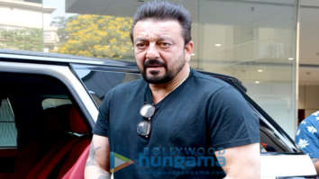 Photos: K.G.F – Chapter 2 star Sanjay Dutt snapped post meeting at T-Series office in Andheri