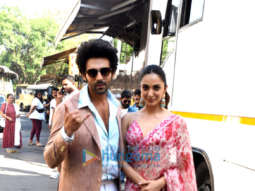 Photos: Kartik Aaryan, Kiara Advani, Anees Bazmee and others snapped during the promotions of Bhool Bhulaiyaa 2