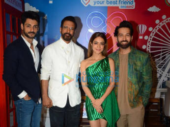 Photos: Nakuul Mehta, Anya Singh, Karan Wahi, Jaaved Jaaferi, and others at the trailer launch event of Never Kiss Your Best Friend