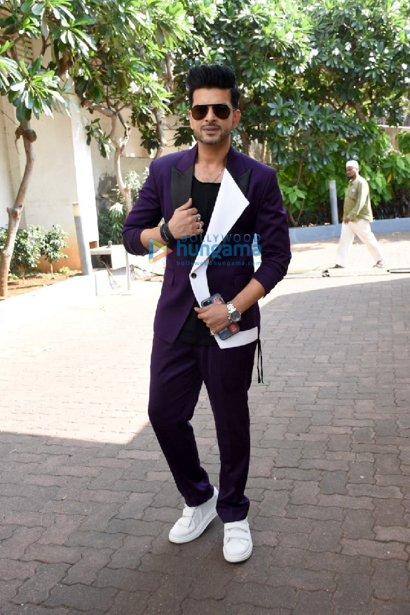 photos nora fatehi karan kundra and bharti singh snapped on the sets of dance deewane junior 2