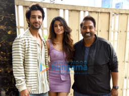Photos: Palak Tiwari, Aditya Seal, and Ganesh Acharya snapped in Andheri promoting their song Maangta Hai Kya