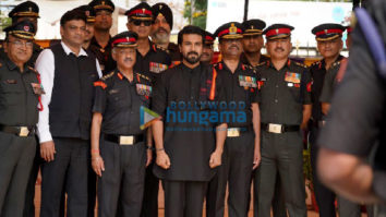 Photos: Ram Charan attends the wreath-laying ceremony as part of Azadi ka Amrit Mahostav to commemorate 75 years of independence